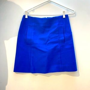 Royal blue wool skirt - COS, size 8